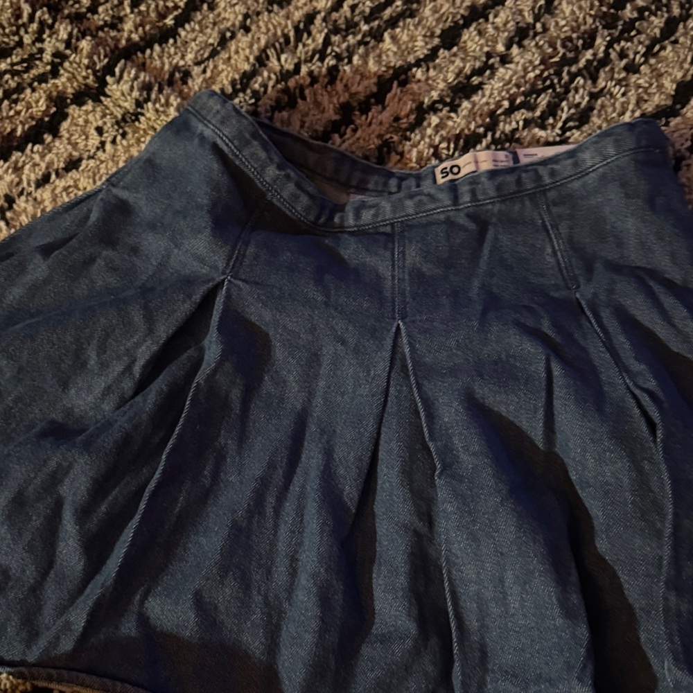 SO Classic Blue Skater Skirt